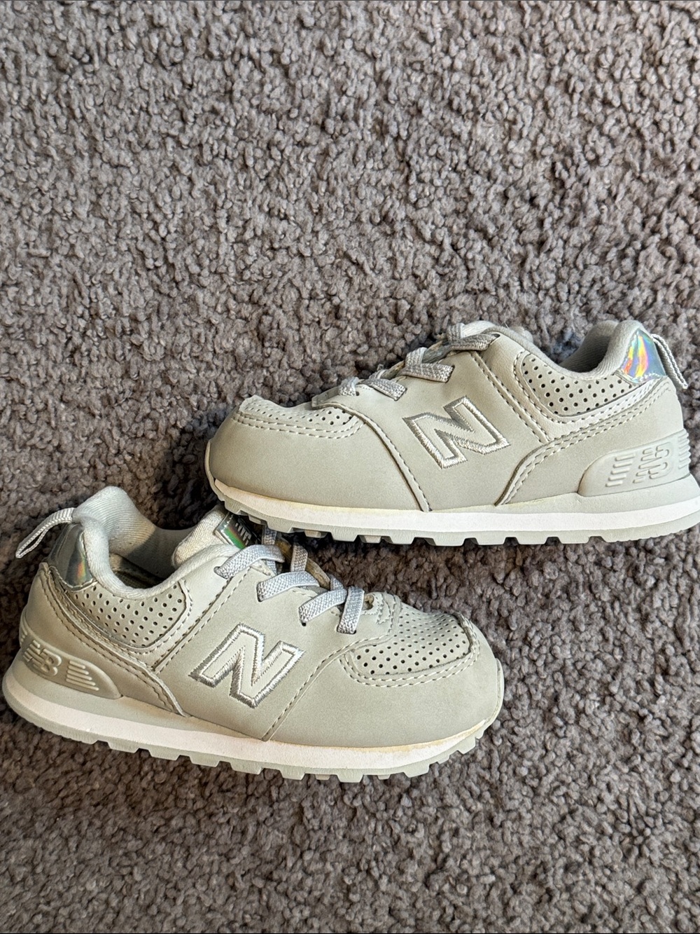 New Balance 574 Bungee Toddler Sneaks - 7